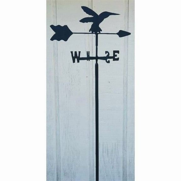 The Lazy Scroll Hummingbird Garden Mount Weathervane