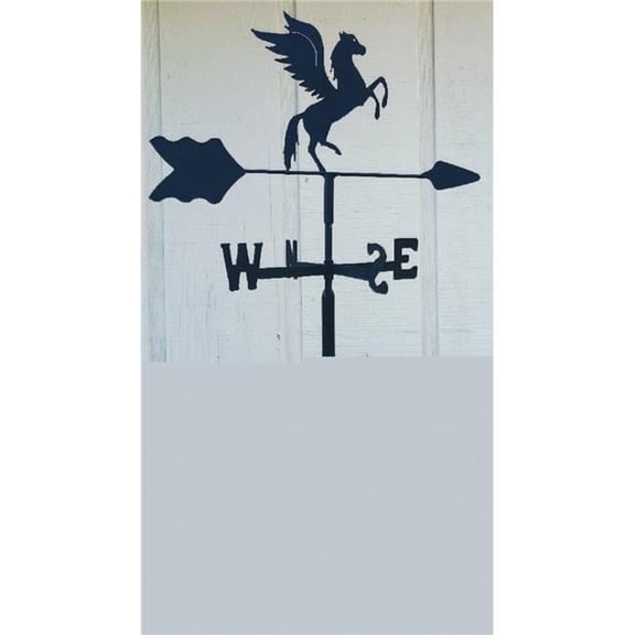 The Lazy Scroll Pegasus Garden Mount Weathervane