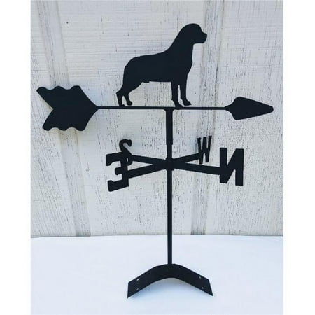 The Lazy Scroll Rottweiler Roof Mount Weathervane