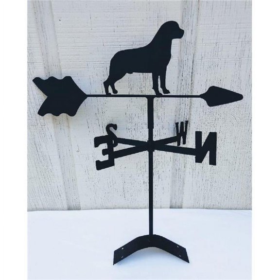 The Lazy Scroll  Rottweiler Roof Mount Weathervane