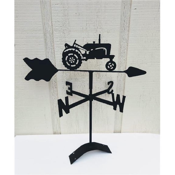 The Lazy Scroll Tractor Roof Mount Weathervane