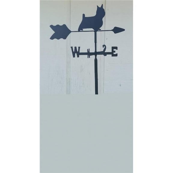 The Lazy Scroll West Highland Terrier Westie Garden Mount Weathervane