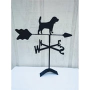 The Lazy Scroll Beagle Roof Mount Weathervane