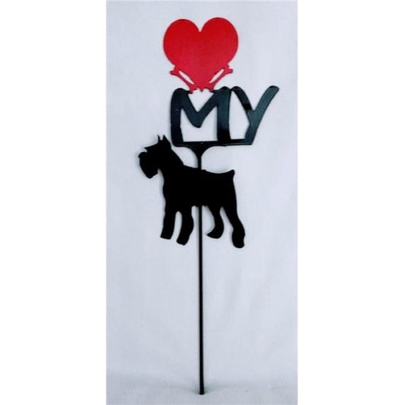 The Lazy Scroll schnauzerheart Schnauzer Love My Heart Sign
