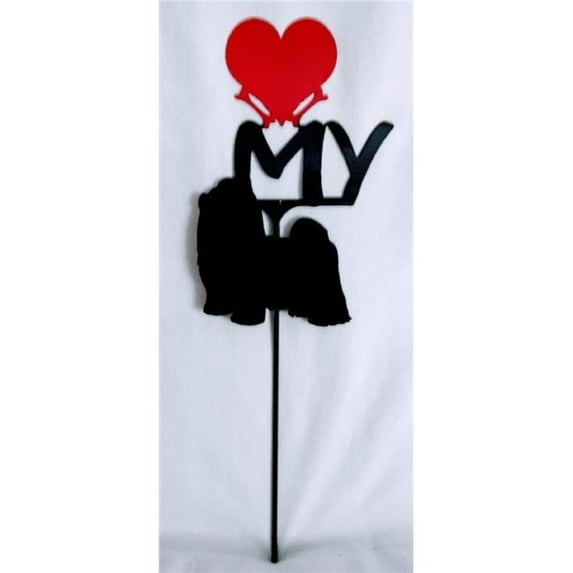 The Lazy Scroll shihheart Shih Tzu Love My Heart Sign