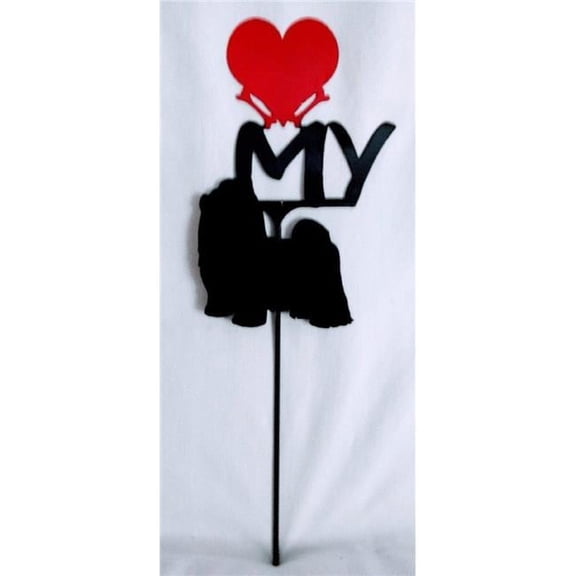 The Lazy Scroll shihheart Shih Tzu Love My Heart Sign