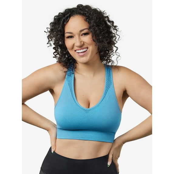 Leading Lady, The Lea, Racerback Sports Bra, Cooling Mesh Ventilation, Moisture Wicking, Medium Impact Supprt, Removable Pads (Women's & Women's Plus)