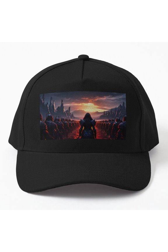 The Leader Baseball Cap, Leadership Statement Graphic Design, Classic Hat