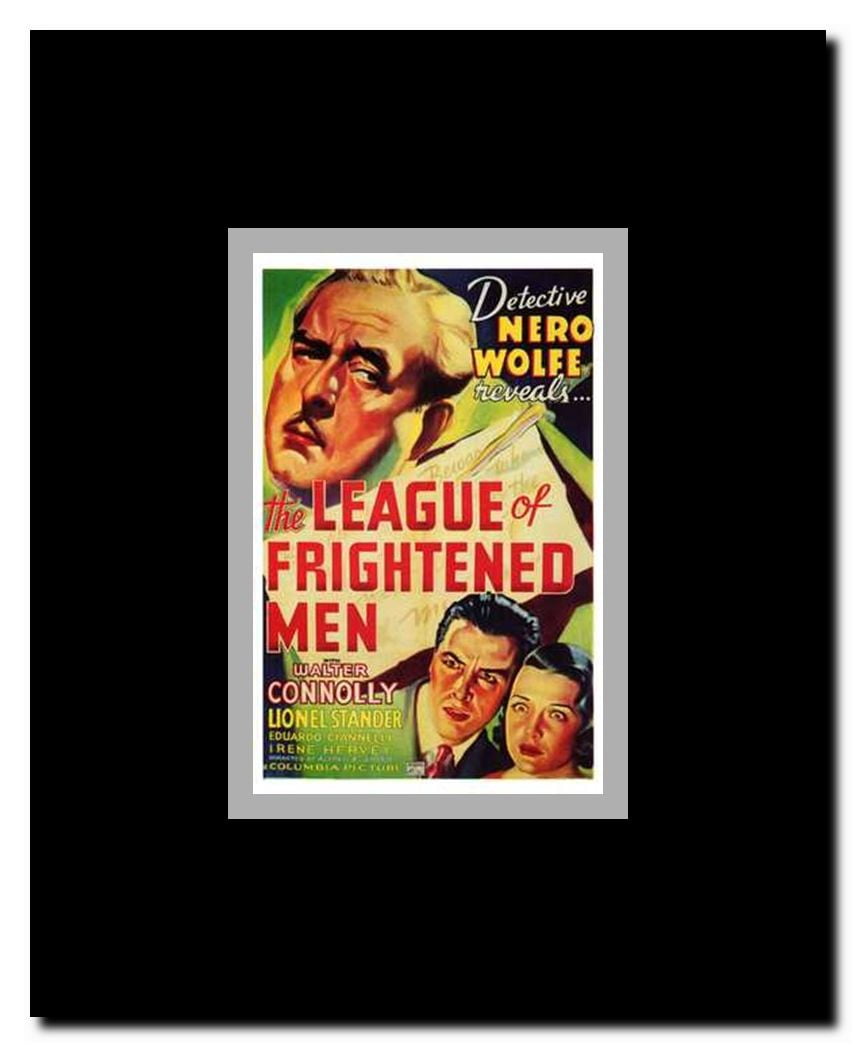 The League of Frightened Men Framed Movie Poster