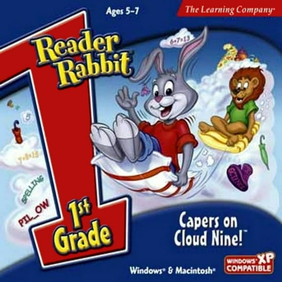 The Learning Company: Capers on Cloud Nine, Reader Rabbit's 1st Grade (PC/Mac Disc) 1 User