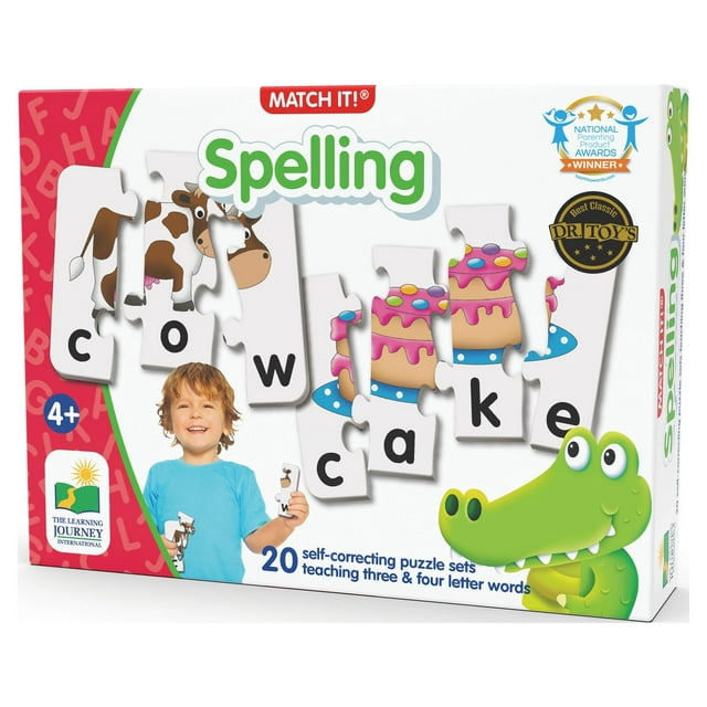 The Learning Journey 20-Piece Spelling Educational Jigsaw Puzzles