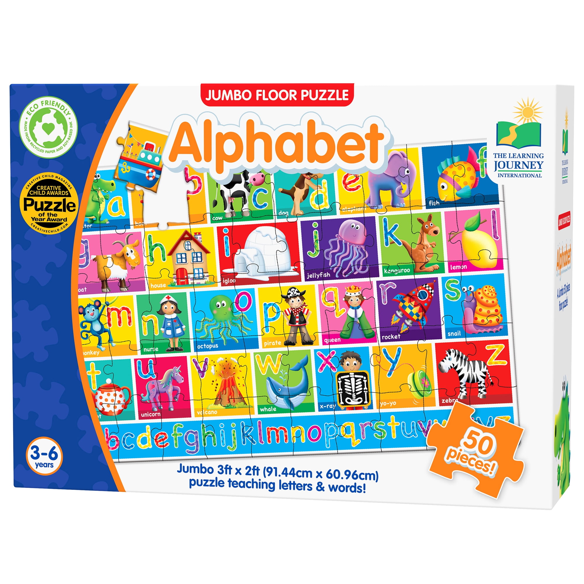 The Learning Journey 436318 Jumbo Floor Alphabet Jigsaw Puzzle