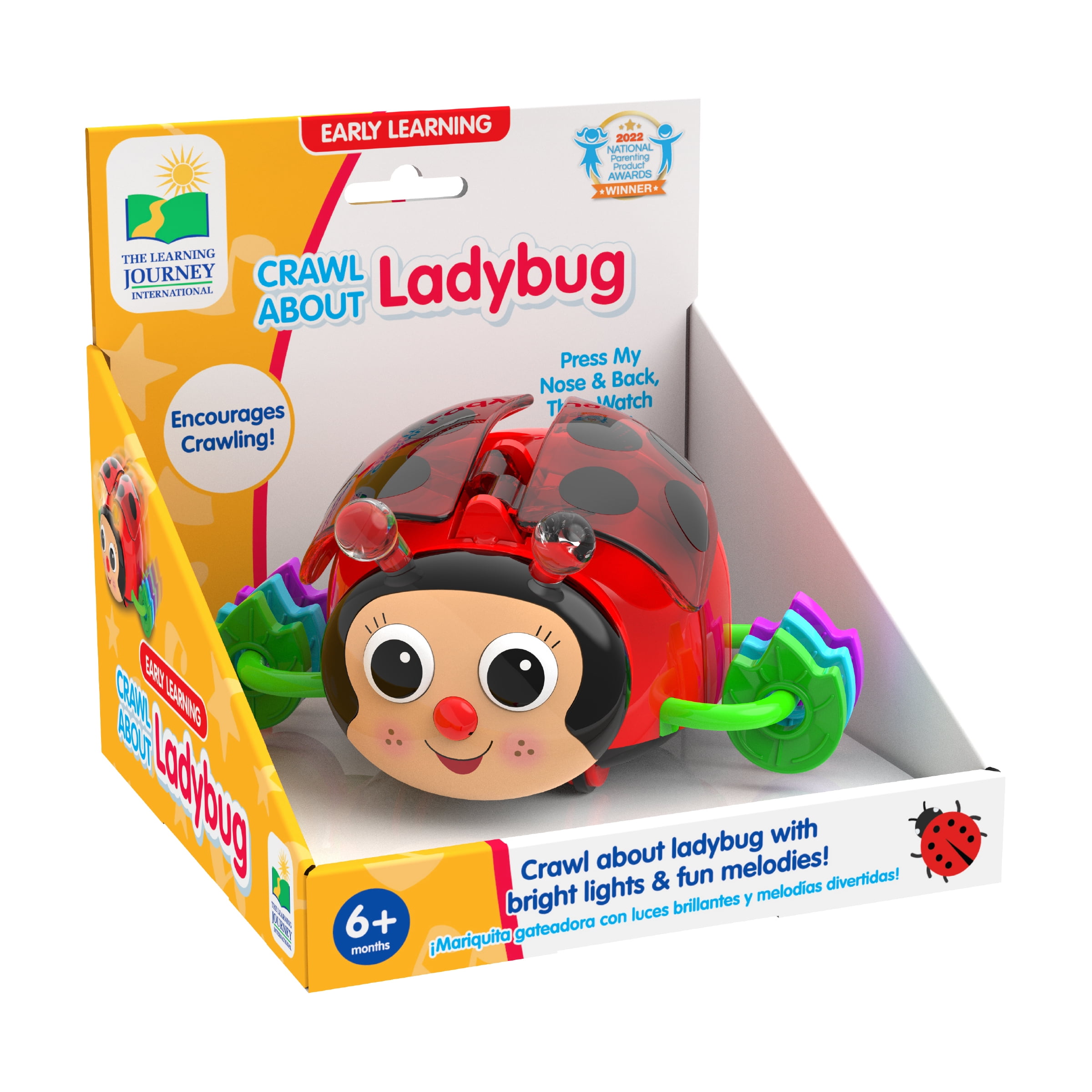 The Learning Journey Early Learning - Crawl About Ladybug - Walmart.com