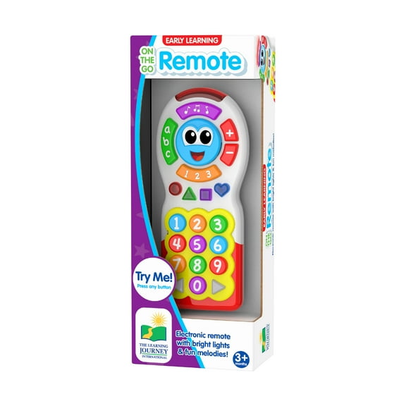 The Learning Journey Early Learning - On the Go Remote  Baby and Toddler Toys & Gifts for Boys & Girls Ages 3 months and Up  Award Winning Toy