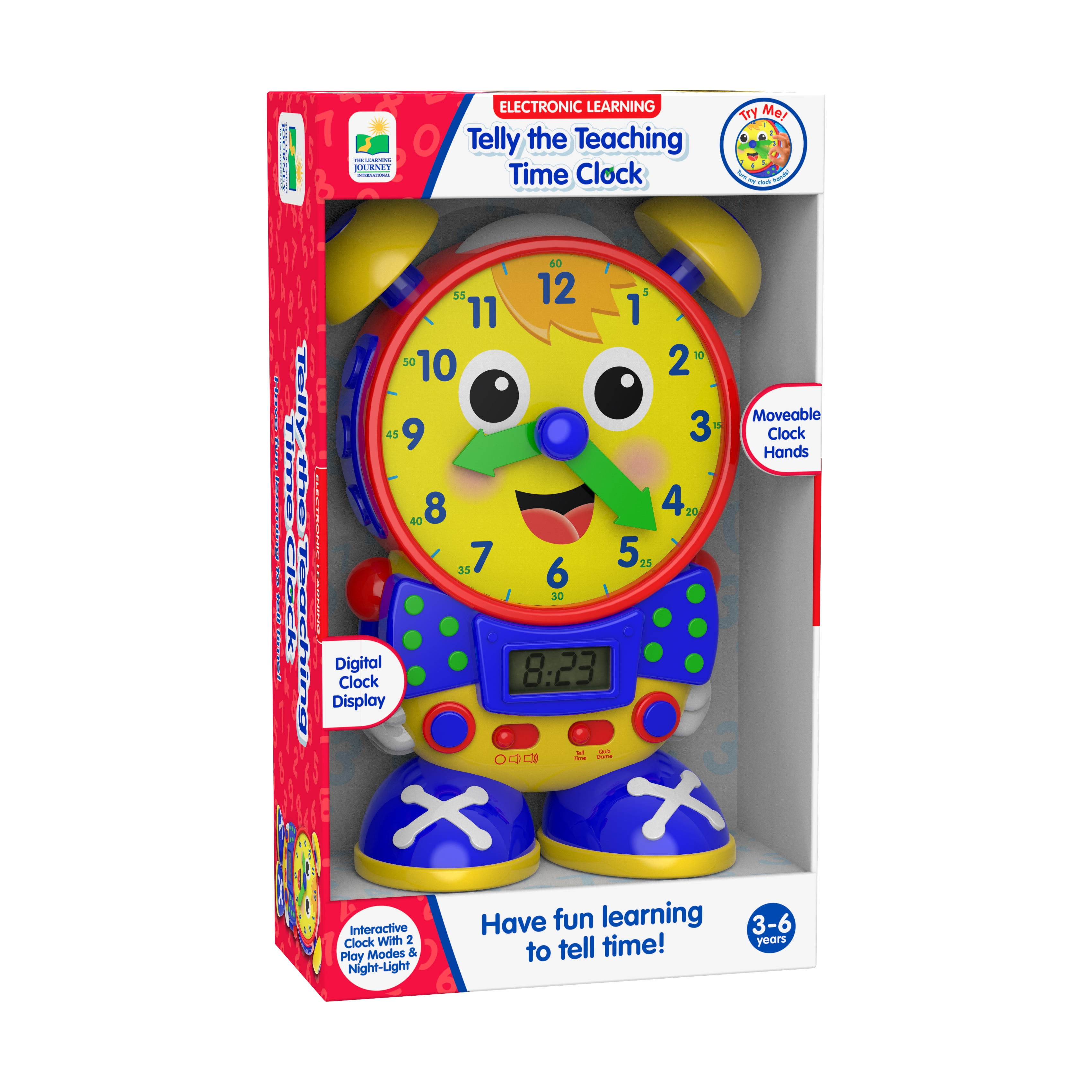 The Learning Journey Electronic Learning - Telly the Teaching Time Clock