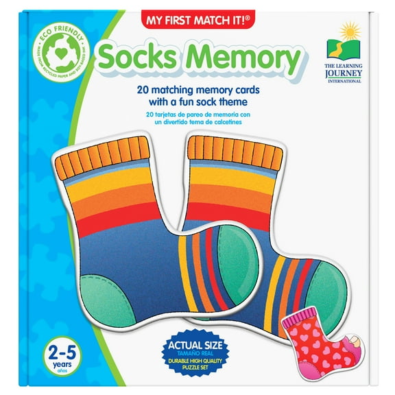 The Learning Journey International My First Memory Game - Sock Match
