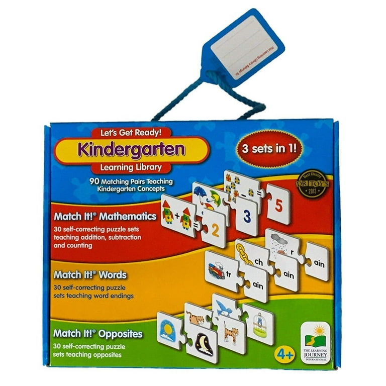 Let's Get Ready! Kindergarten Learning Library with Match It