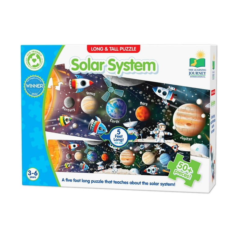 The Learning Journey Long & Tall Puzzle - Solar System: 50+