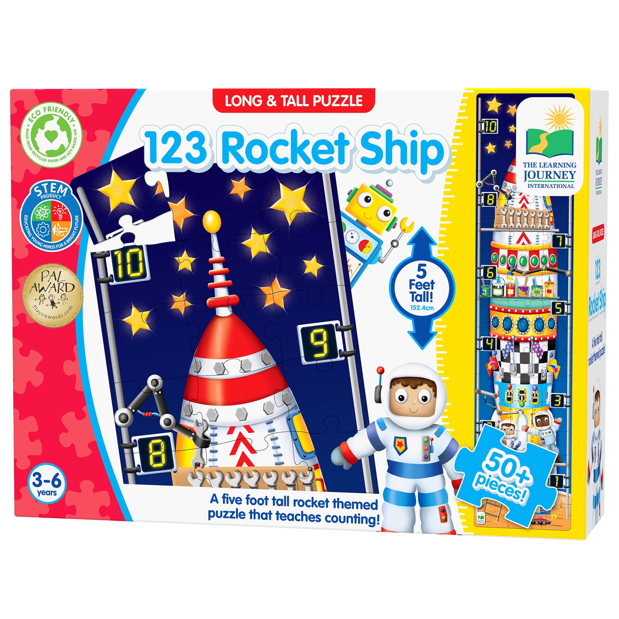 The Learning Journey Long & Tall Puzzles - Rocket Ship - Walmart.com