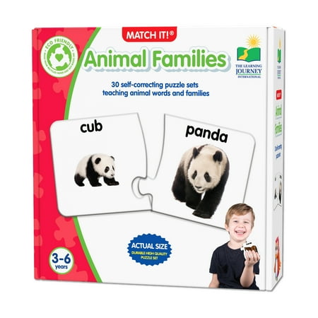 The Learning Journey Match It! - Animal Families