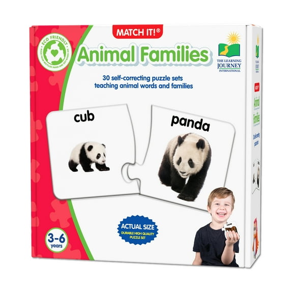 The Learning Journey Match It! Animal Families