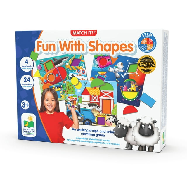 The Learning Journey Match It! Fun With Shapes - Walmart.com