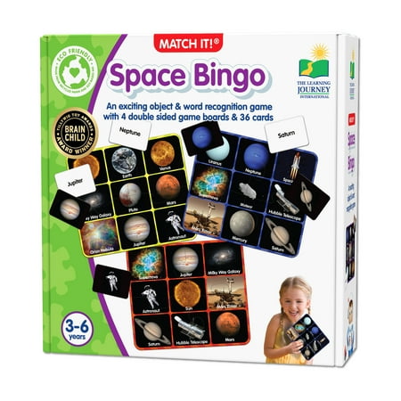 The Learning Journey Match It! - Space Bingo