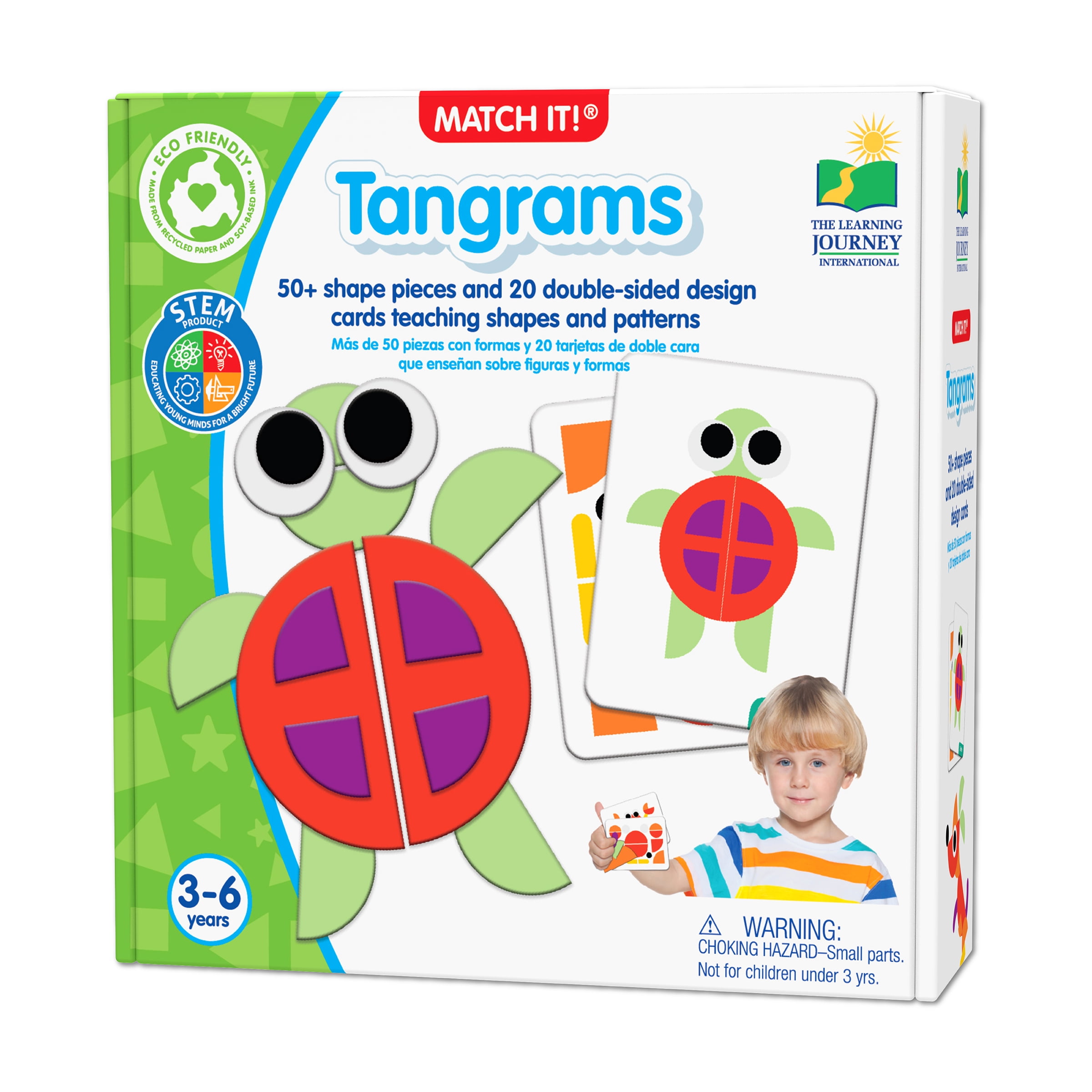 The Learning Journey Match It! Tangrams - Geometric Shapes