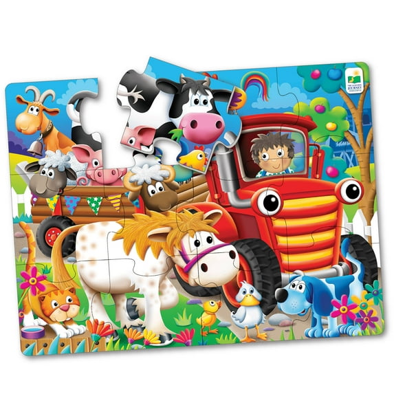 The Learning Journey My First Big Floor Puzzle, Farm Friends