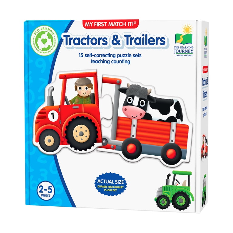 The Learning Journey My First Match It Tractors & Trailers Puzzle