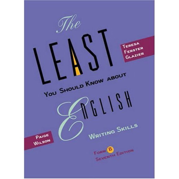 Pre-Owned The Least You Should Know about English, Form B (Paperback) 015506987X 9780155069879
