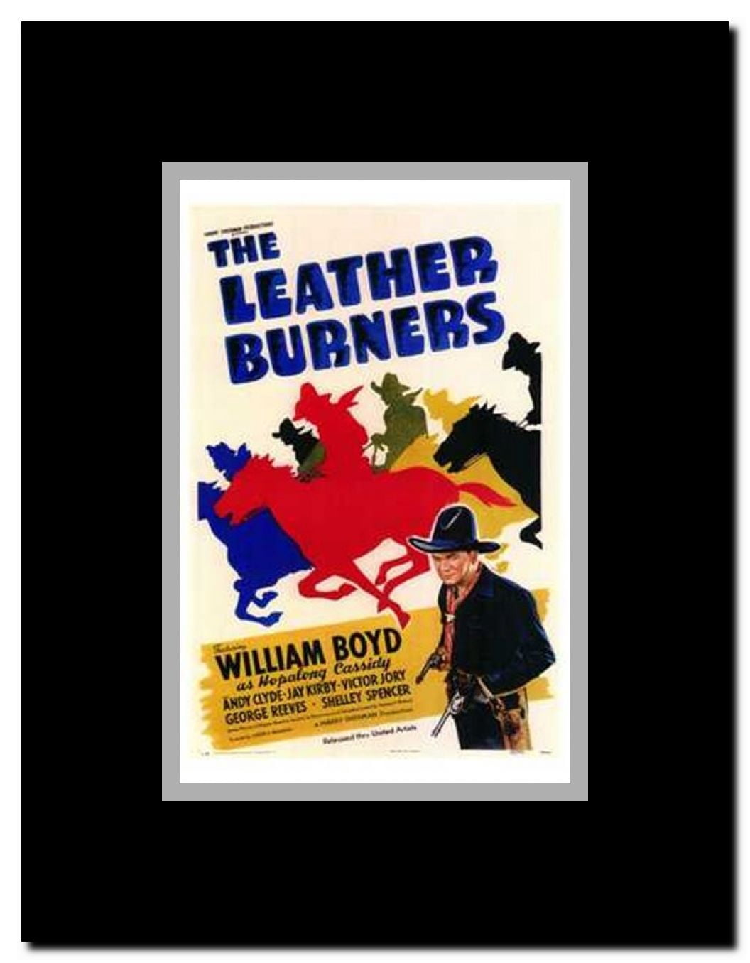 The Leather Burners Framed Movie Poster