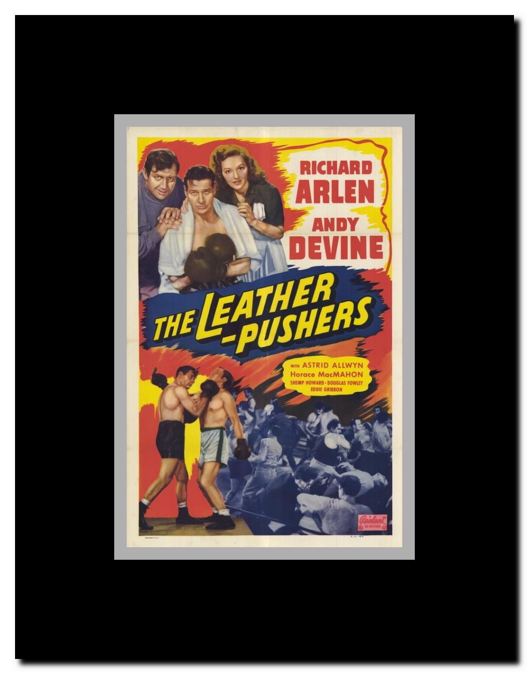 The Leather Pushers Framed Movie Poster