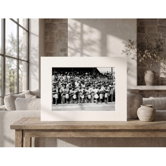 The Legacy Line Collectible "Negro League Exhibition Game" Matted Art Print, 20 x 16 in, Landscape, 1 Count