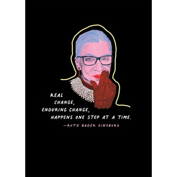 The Legacy of Ruth Bader Ginsburg Commemorative Journal: A Blank Lined Notebook Tribute to the Notorious Rbg with Words , (Paperback)