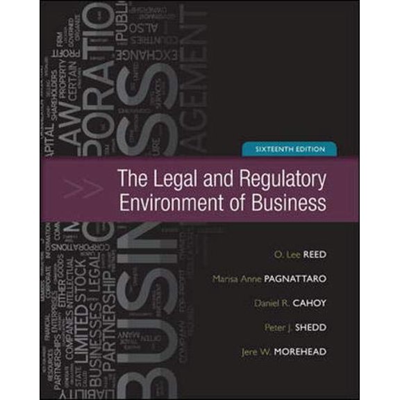 Pre-Owned The Legal and Regulatory Environment of Business, 9780073524993, 0073524999, Hardcover, 16 edition