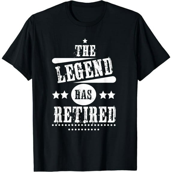 The Legend Has Retired Funny Retirement Gift T-Shirt