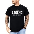 thumbnail image 1 of The Legend Has Retired T-Shirt for Men Funny Retirement Graphic Tee Black Shirt Adult Medium, 1 of 5