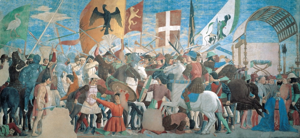 The Legend Of The Cross Defeat And Beheading Of Chosroes (Battle Of Heraclius Against Chosroes) Canvas Art - (24 x 18)