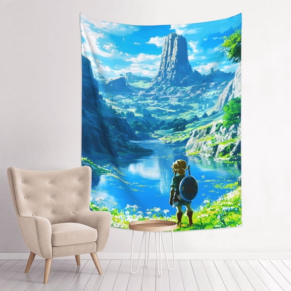 The Legend Of Zelda Anime Tapestry Indian Wall Hanging Tapestries Room Decor For Bedroom Living Room Dorm