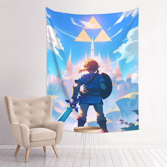 The Legend Of Zelda Anime Tapestry Indian Wall Hanging Tapestries Room Decor For Bedroom Living Room Dorm