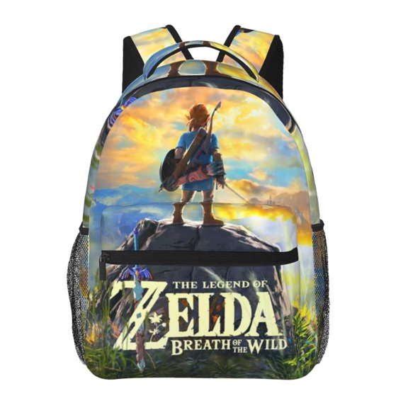 The Legend Of Zelda Backpacks Daily Large Capacity Backpack Lightweight Rucksack Casual Daypack Bookbag Shoulder Bag