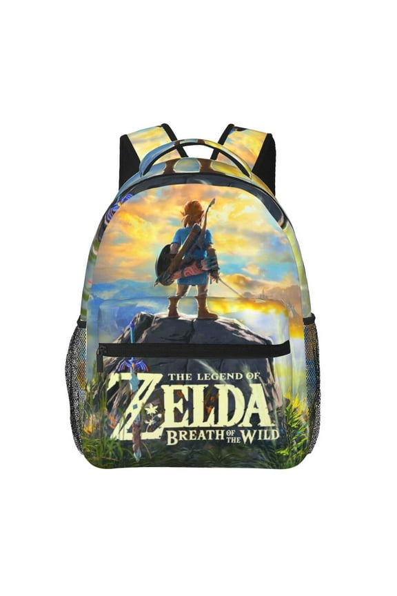 The Legend Of Zelda Backpacks Daily Large Capacity Backpack Lightweight Rucksack Casual Daypack Bookbag Shoulder Bag