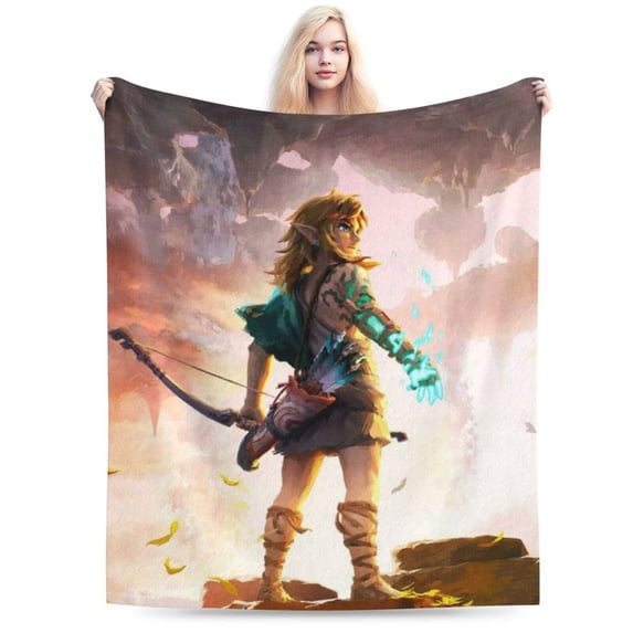 The Legend Of Zelda Blanket Fuzzy Plush Bed Blanket Cozy Fluffy Air Condition Quilt For Adults Kids