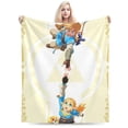 thumbnail image 1 of The Legend Of Zelda Blanket Fuzzy Plush Bed Blanket Cozy Fluffy Air Condition Quilt For Adults Kids, 1 of 6