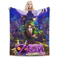 thumbnail image 1 of The Legend Of Zelda Blanket Fuzzy Plush Bed Blanket Cozy Fluffy Air Condition Quilt For Adults Kids, 1 of 6