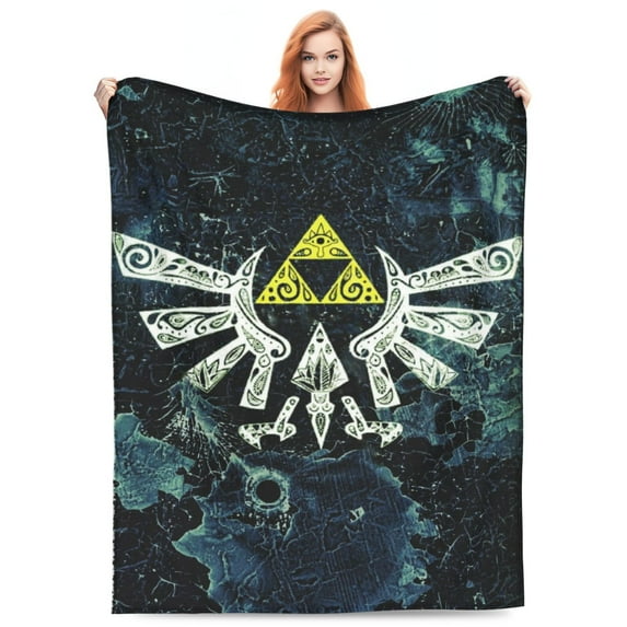 The Legend Of Zelda Blankets Flannel Fleece Warm Soft Throw Blanket For Couch Sofa Bed Living Room All Season Decor Gift 40"X30"