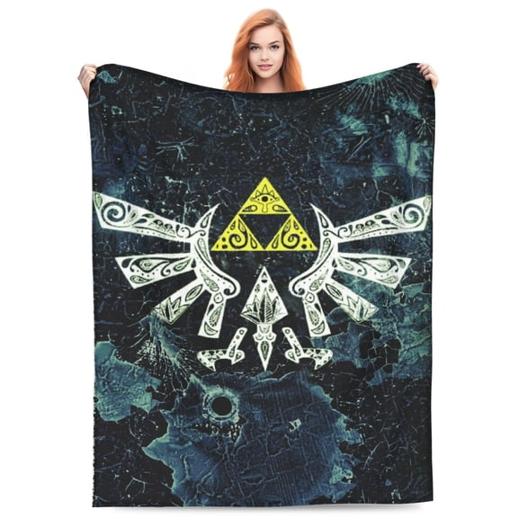 The Legend Of Zelda Blankets Flannel Fleece Warm Soft Throw Blanket For Couch Sofa Bed Living Room All Season Decor Gift 60"X50"