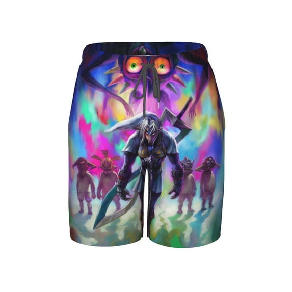 The Legend Of Zelda Boy'S Swim Trunks Quick Dry Board Shorts Kids Beach Swim Shorts Bathing Suits Swimsuit