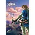 thumbnail image 1 of The Legend Of Zelda: Breath Of The Wild - Gaming Poster (Link / Hyrule Landscape) (Size: 24" x 36"), 1 of 3